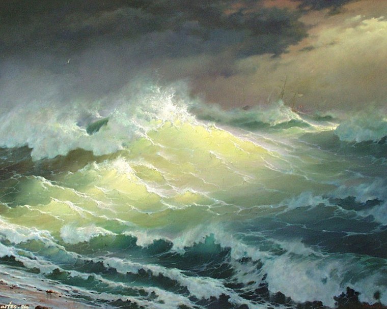 Маринист Георгий Дмитриев