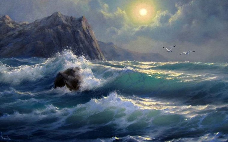 Художник Roy Tabora морские пейзажи