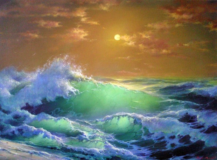 Маринист Георгий Дмитриев