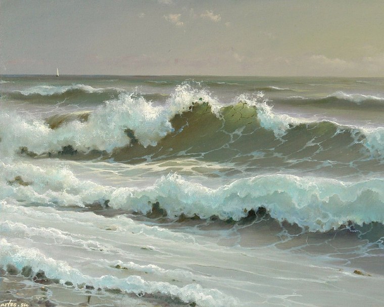 Маринист Георгий Дмитриев