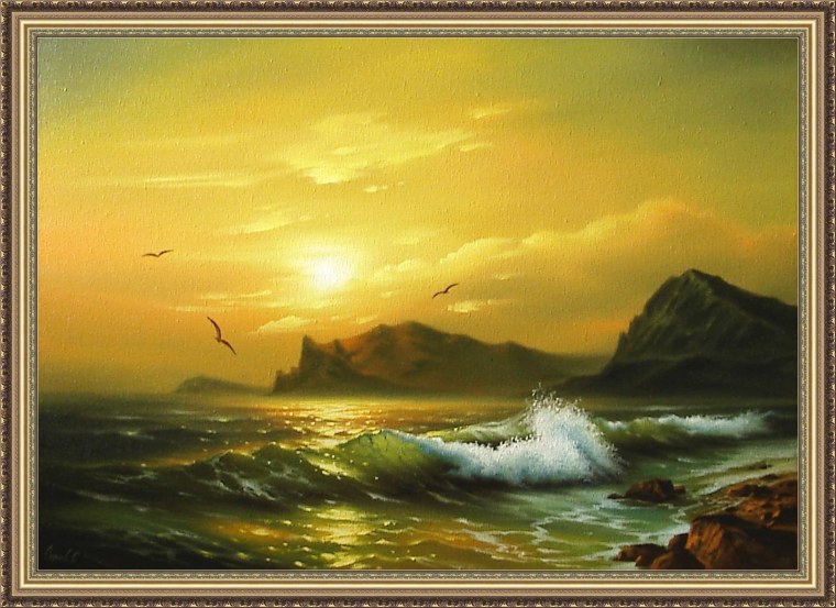 Александр Милюков художник безмолвное море