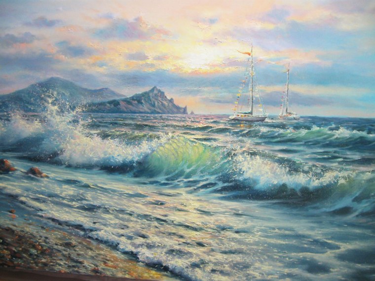 Морские картины Сергея Стоева