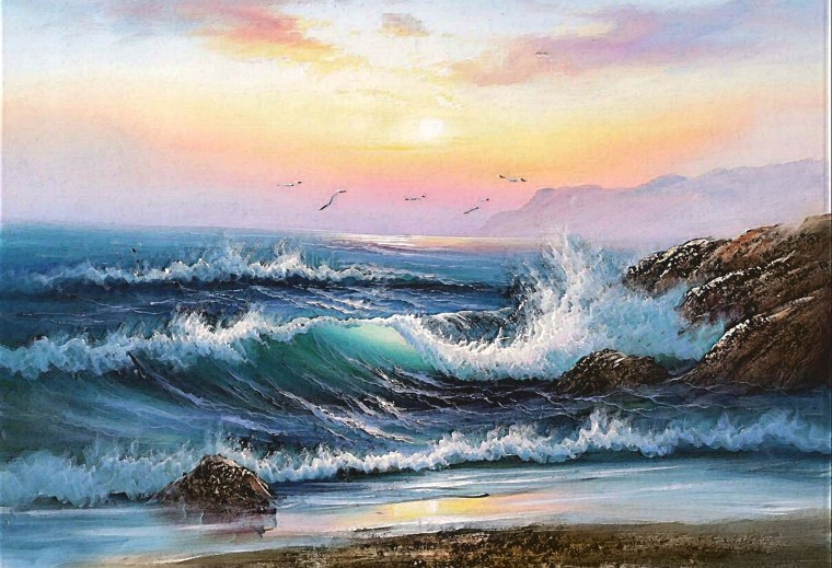 Море маслом