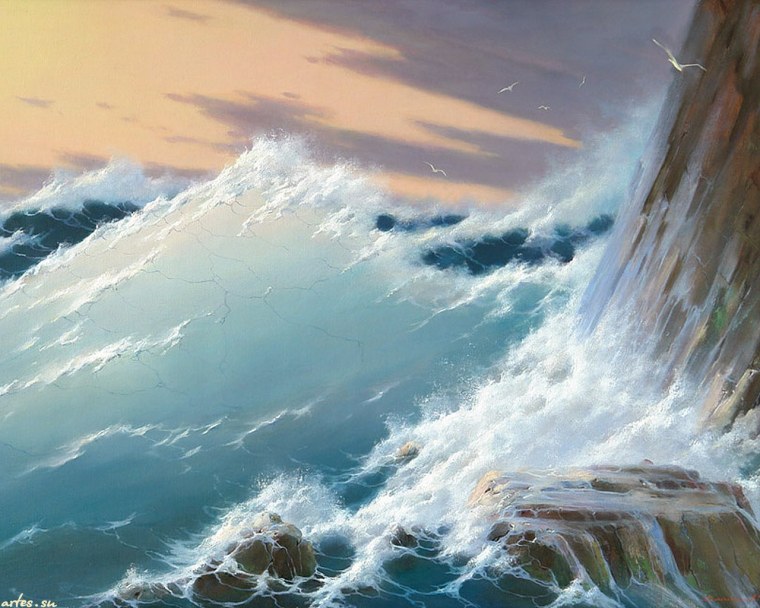 Художник Дмитриев Георгий море