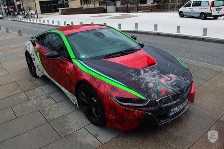 Винил на БМВ ай 8