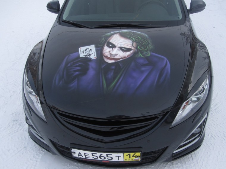 Наклейка на авто "Джокер"