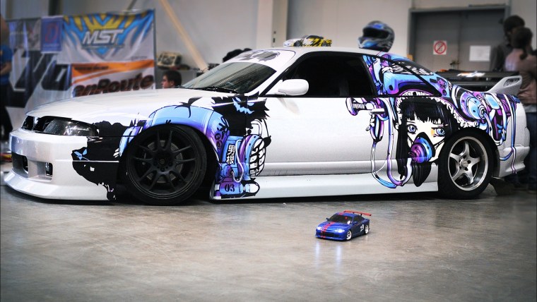 Nissan Skyline r34 Tuning аэрографика