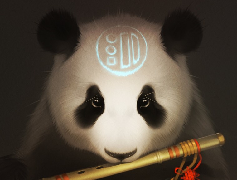 Панда арт
