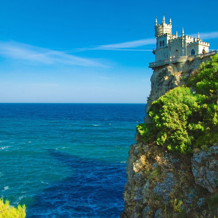 Черное море Крым Ласточкино гнездо