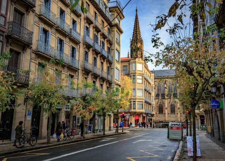 Сан Себастьян улочки