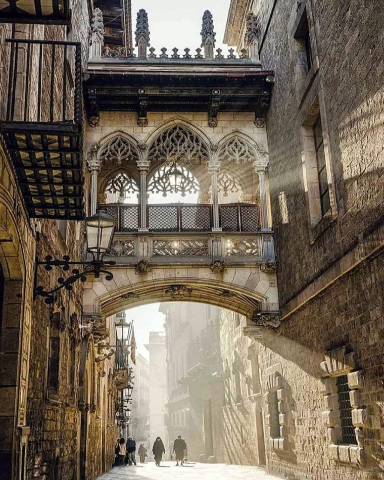 Испания Барселона Готический квартал