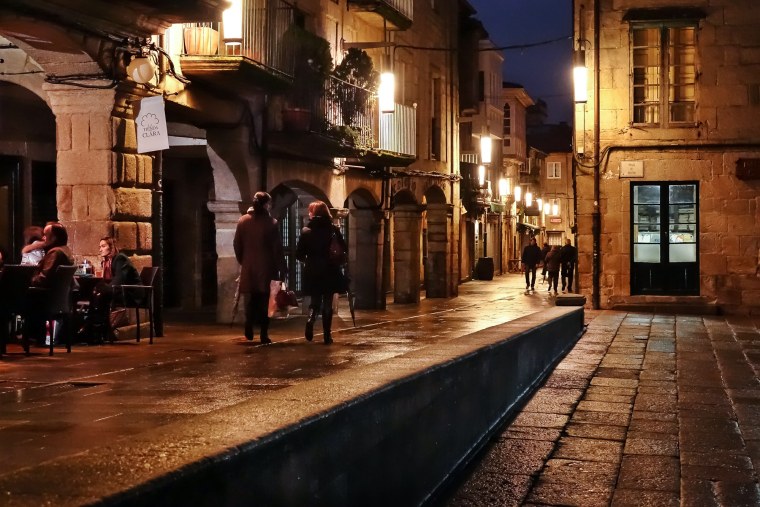 Улочки Мадрида вечер