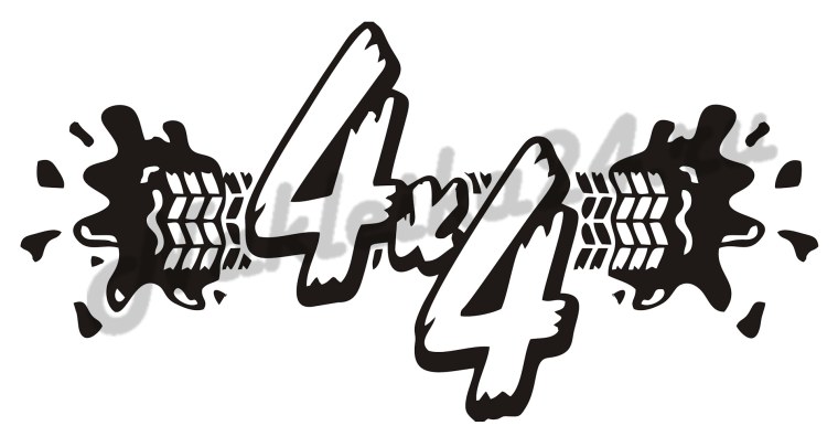 Наклейки на авто 4x4