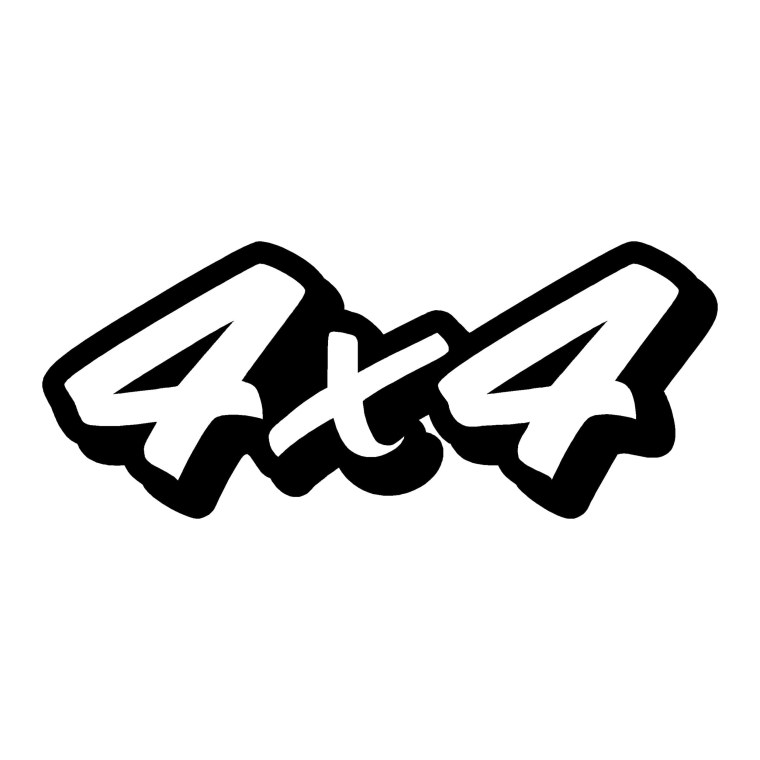 Наклейки 4x4