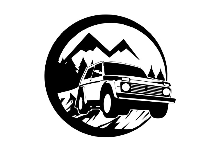 Нива 4х4 вектор