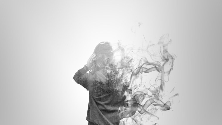 Абстракция дым