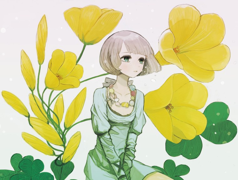 Аниме с цветами