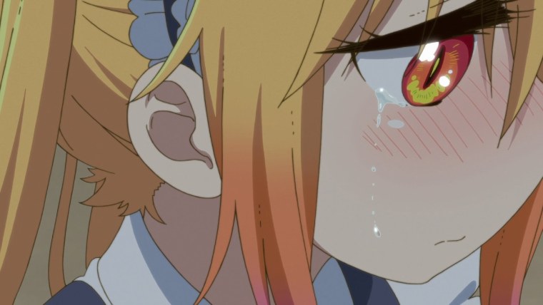 Дракон горничная Кобаяши грустная