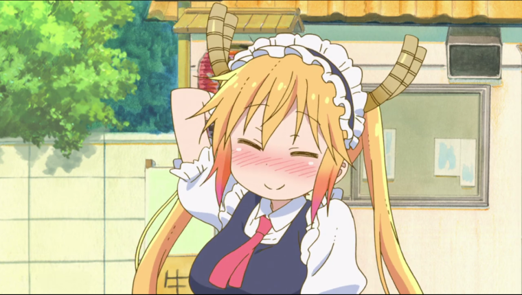 Дракон-горничная Кобаяши-Сан скрины