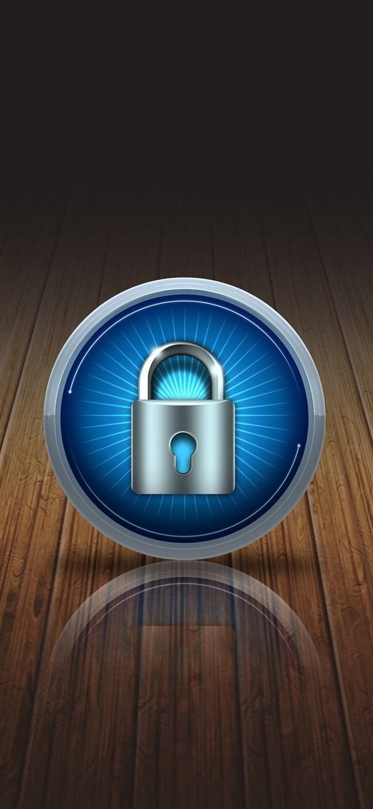 Черный фон на экран блокировки