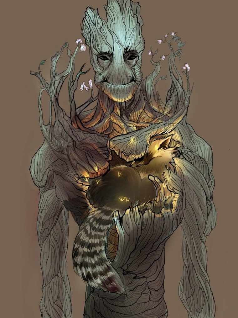 Грут Марвел Art