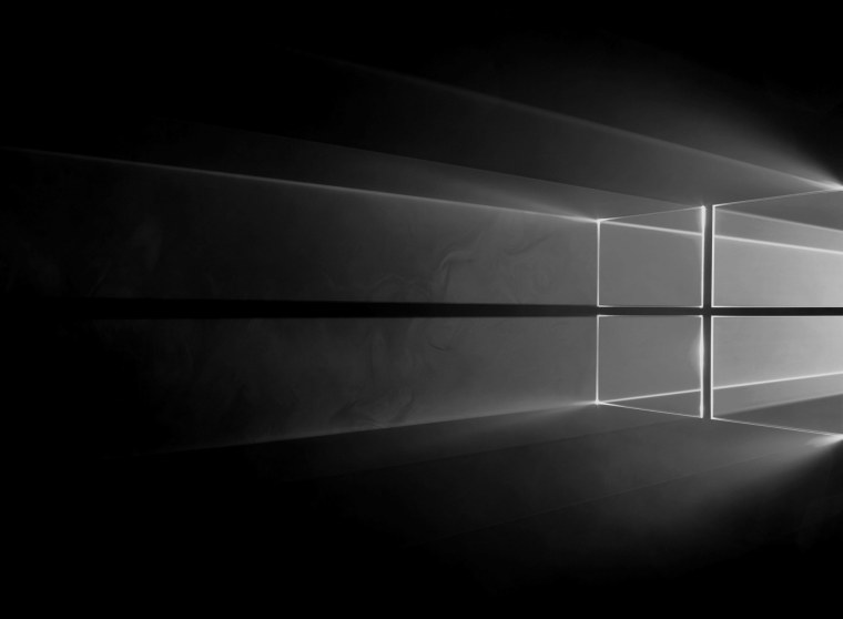 Черный рабочий стол виндовс 10