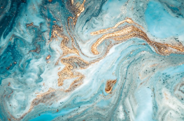 Синий мрамор