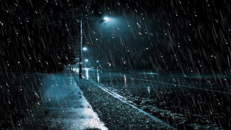 Дорога дождь