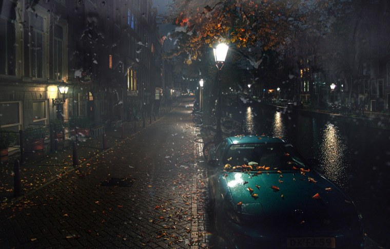 Дождливая улица