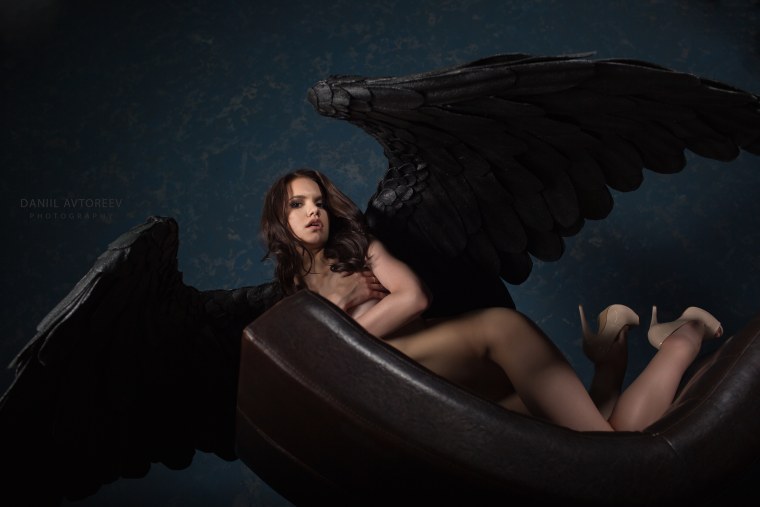 Черный ангел фотопроект