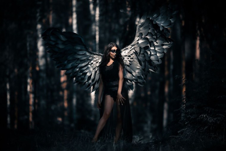 Девушка с крыльями