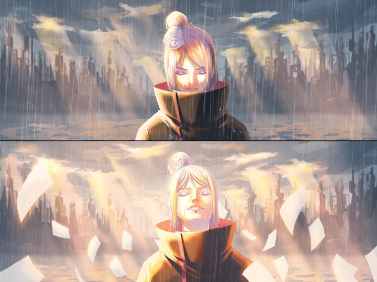 Наруто арт атмосферный