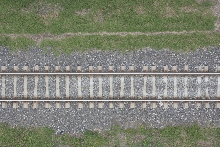 ЖД пути вид сверху