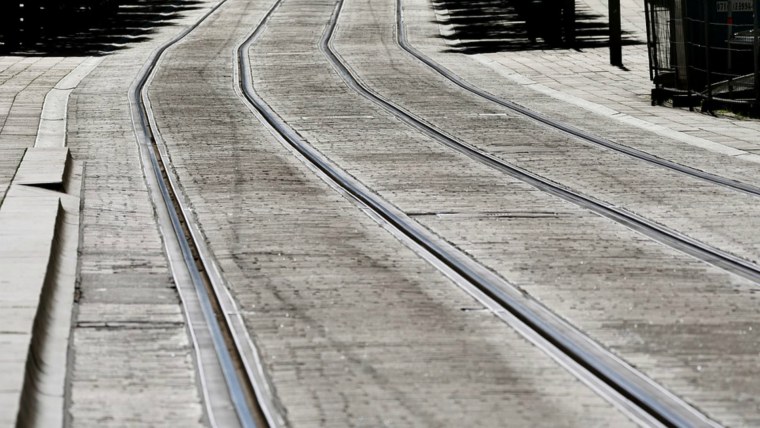 ЖД рельсы вид сверху