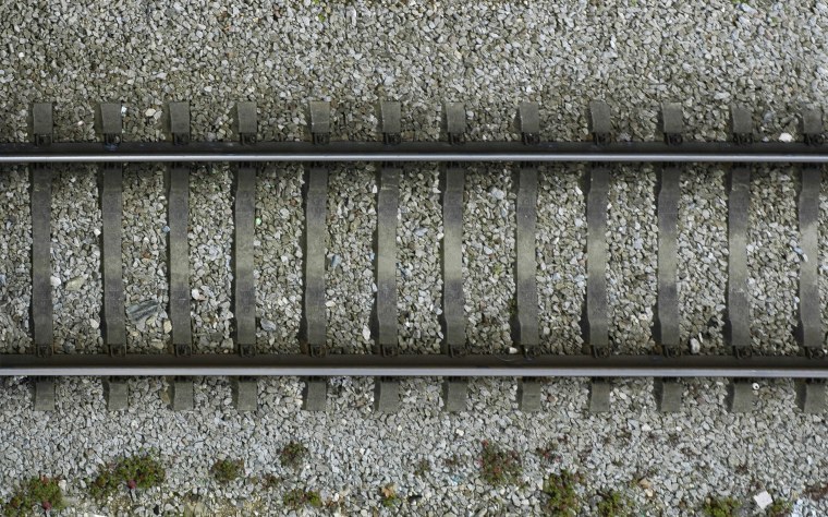 Железная дорога сверху