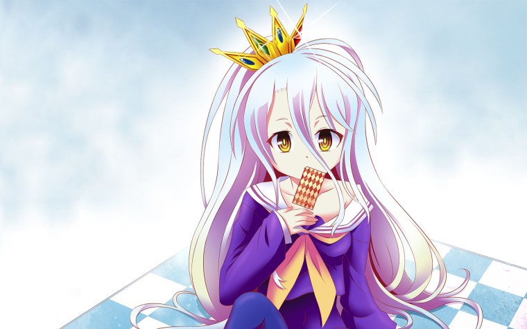 Аниме нет игры нет жизни Широ