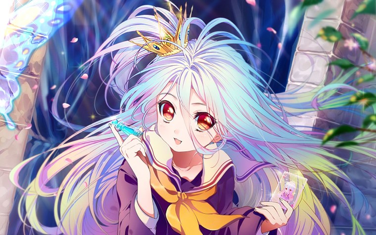 Аниме нет игры нет жизни Широ