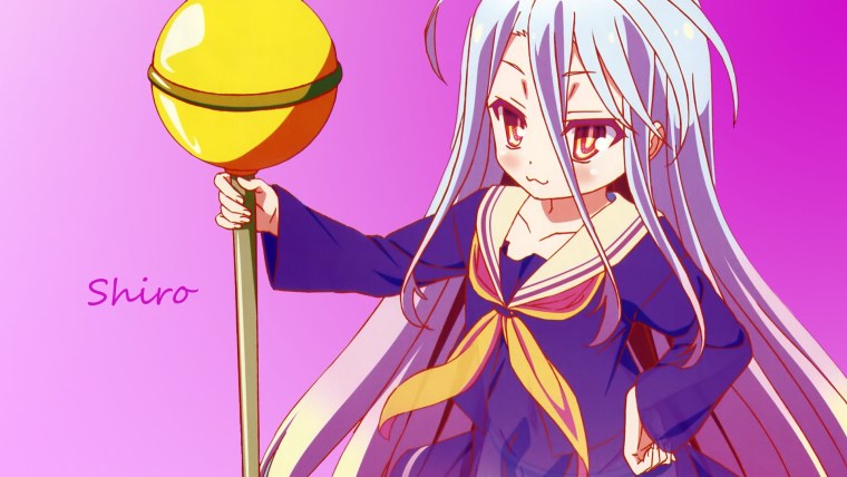 Аниме no game no Life Широ
