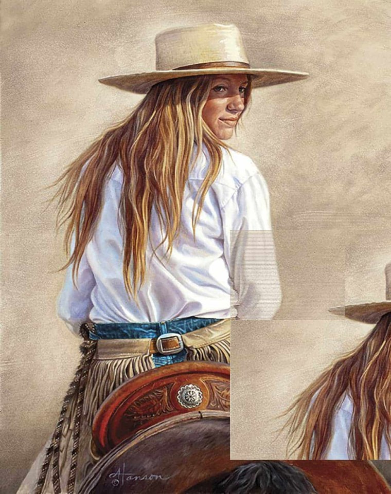 Портрет в стиле вестерн
