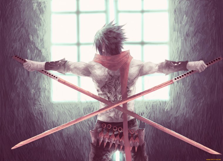 Катана Саске аниме