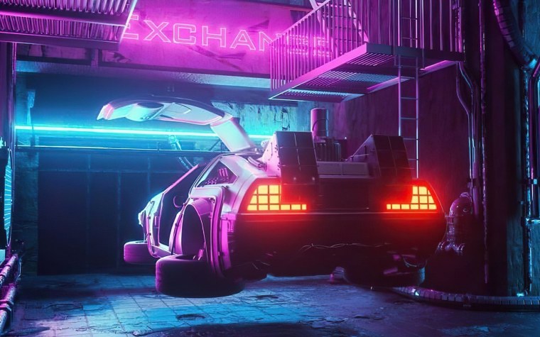 DELOREAN DMC 12 Cyberpunk
