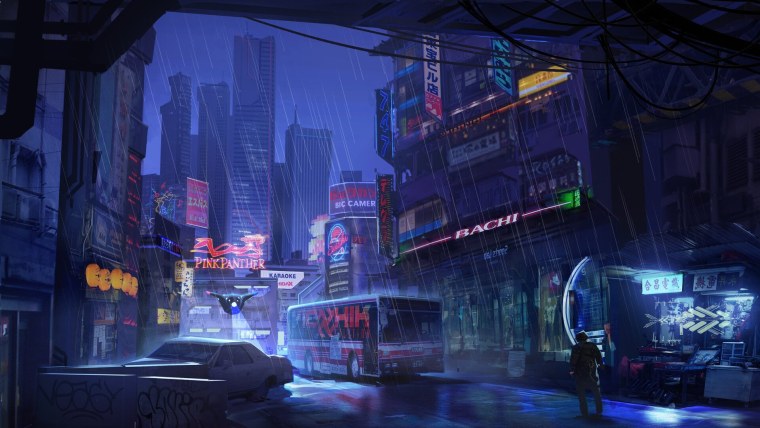 Киберпанк Чайна Таун