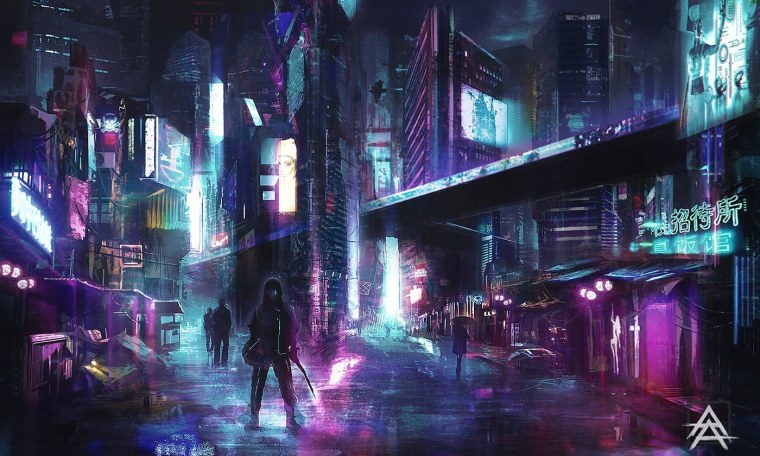 Найт Сити Cyberpunk 2077