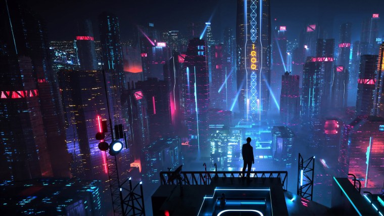 Найт Сити Cyberpunk 2077
