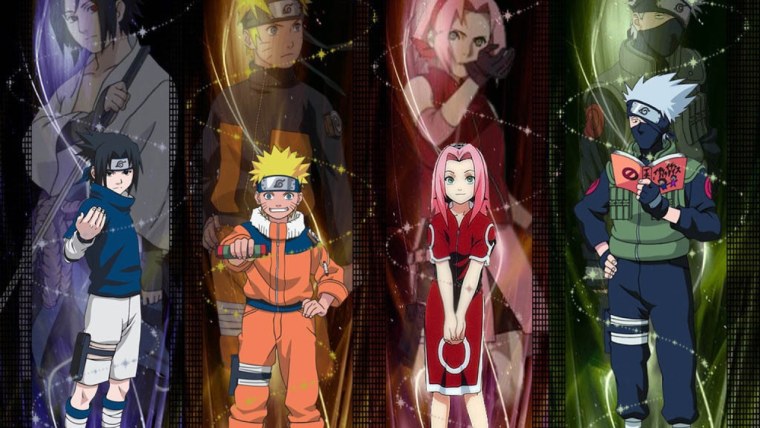 Наруто Саске Сакура Какаши