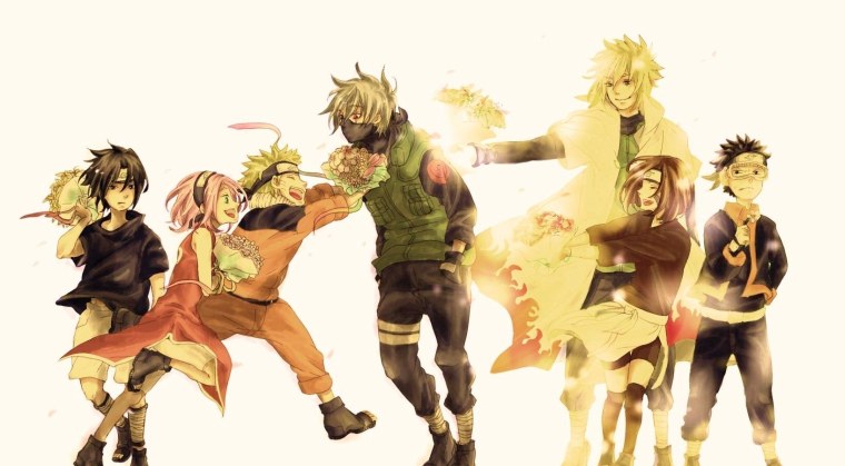 Аниме Наруто команда Минато