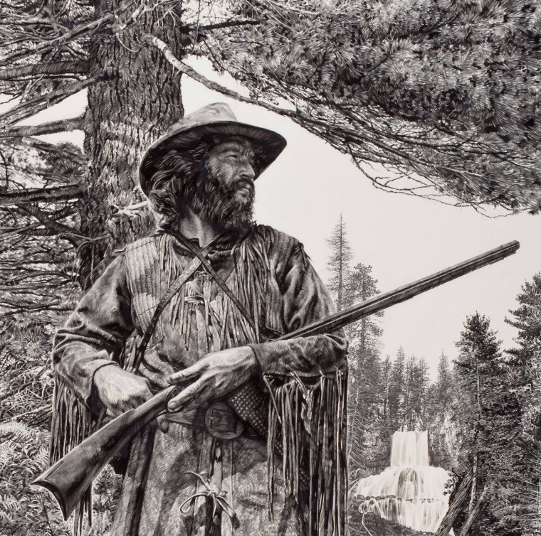 Охотник рисунок