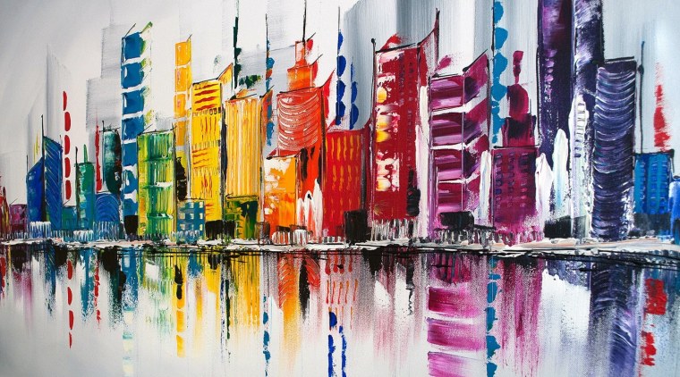 Абстрактный городской пейзаж