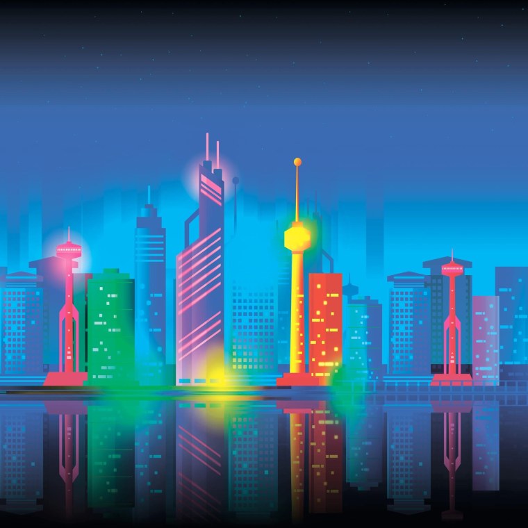 Абстрактный фон город