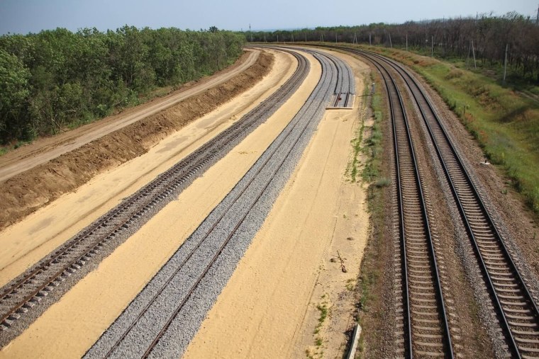 Железная дорога закат